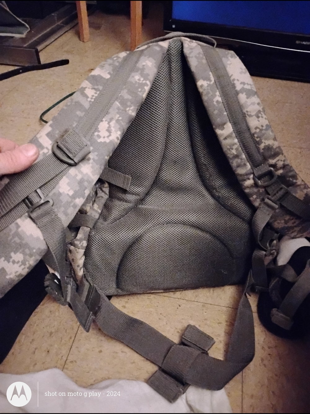 U.S. Army Digital Camo Tactical Backpack - Gray/Green